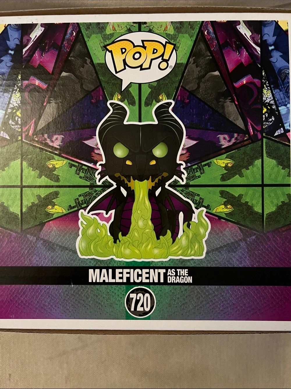 Funko Pop! Disney Villains #720 Maleficent As The Dragon Box Lunch Exclusive 6”